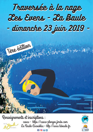Traversée Les Evens-La Baule 23 juin 2019